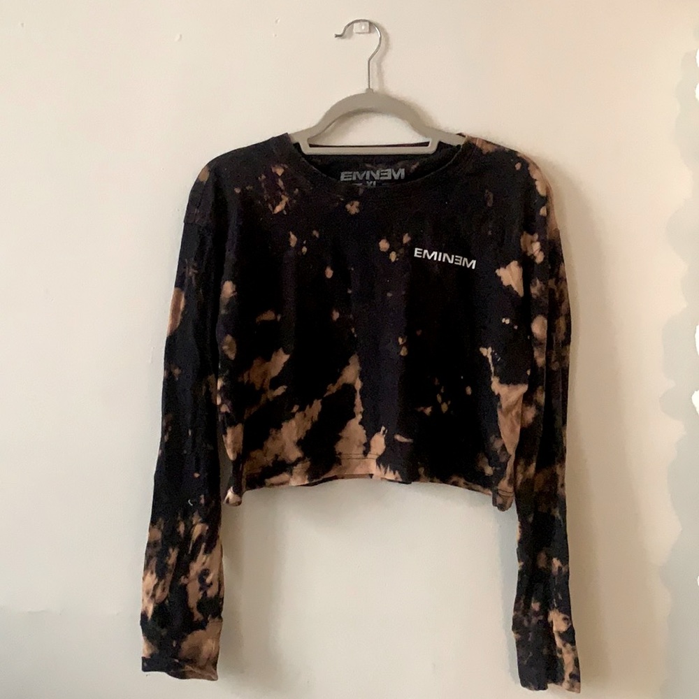 Vintage Eminem Tie Dye Long Sleeve Top